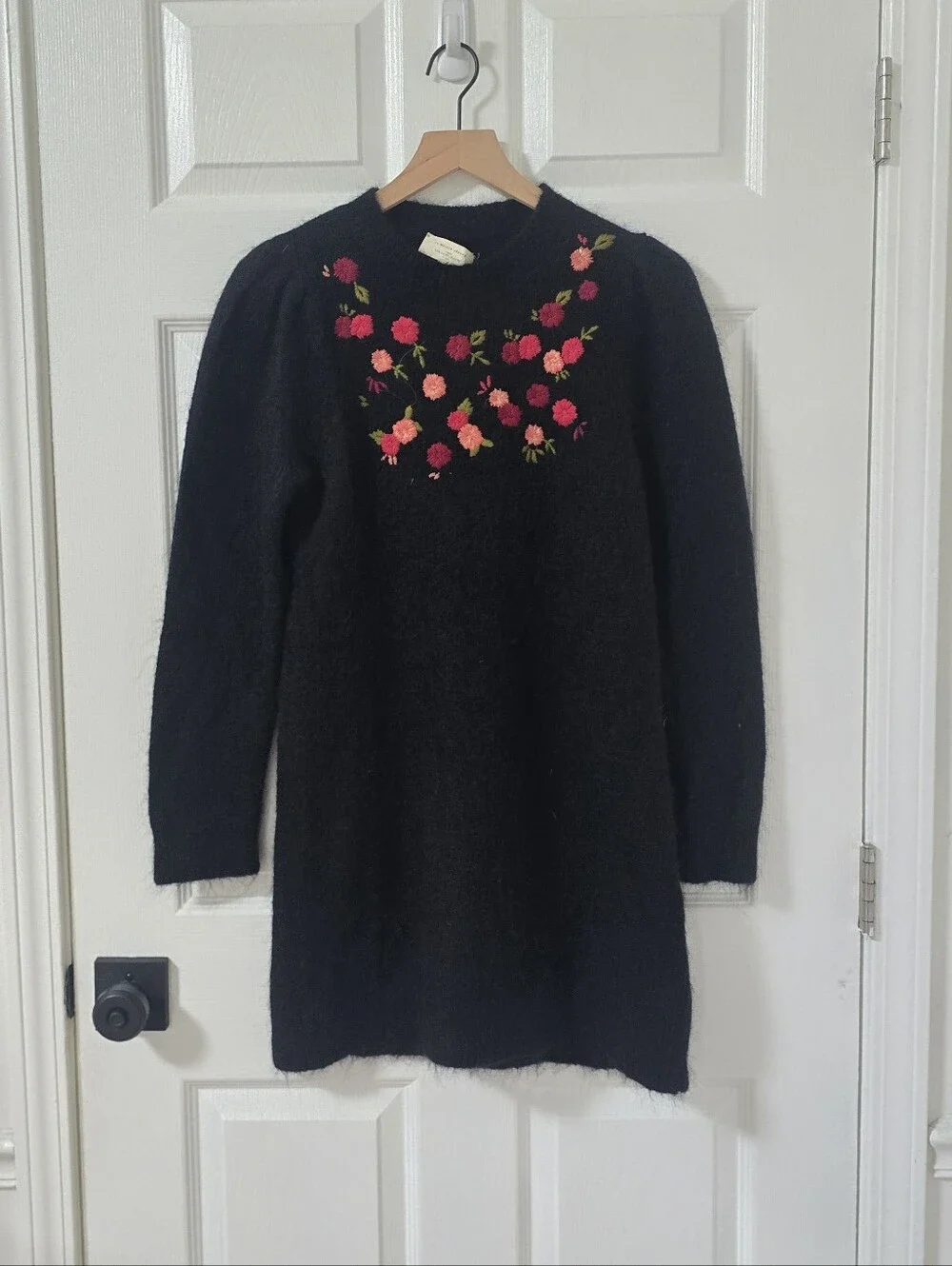 Sezane Uriel Mohair/wool Sweater Mini Dress Size S - Picture 2 of 6